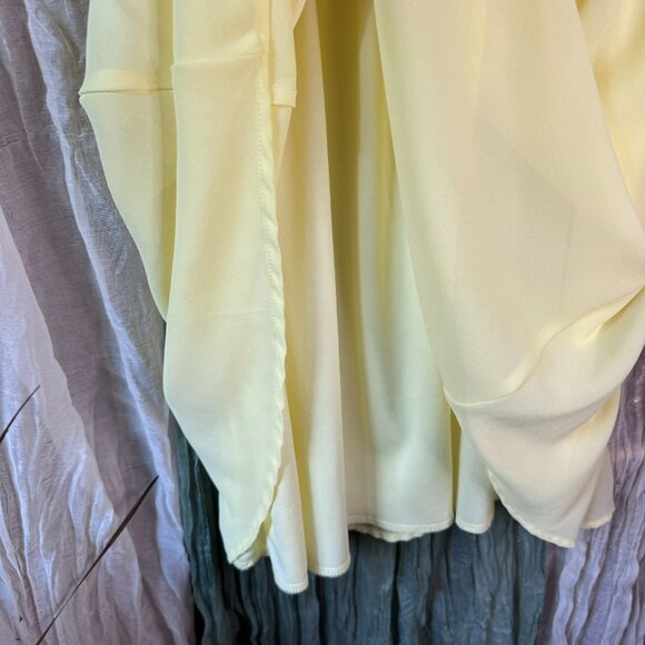 Blue Rain Wedding Guest Dress (Yellow) Size M - Picture 4 of 10